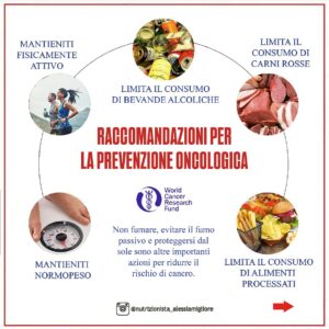 raccomandazioni prevenzione oncologica